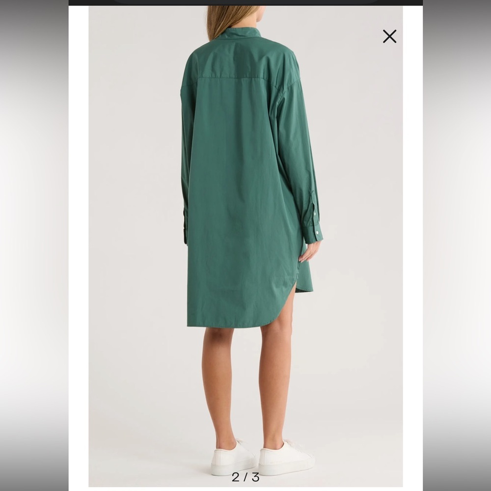 Frank & Eileen Tori Surplice Neck Button-Up Shirt Dress - Picture 2 of 10